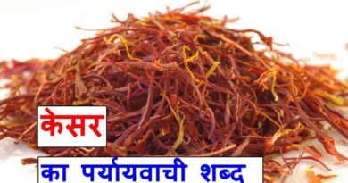 केसर का पर्यायवाची शब्द या केसर का समानार्थी शब्द