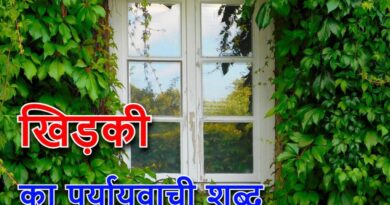 खिड़की का पर्यायवाची शब्द या khidki ka samanarthi shabd