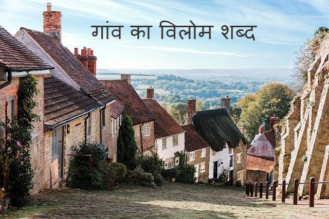 ‌‌‌गांव का विलोम शब्द और अर्थ