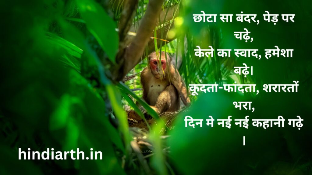 bandariya ke liye shayari  