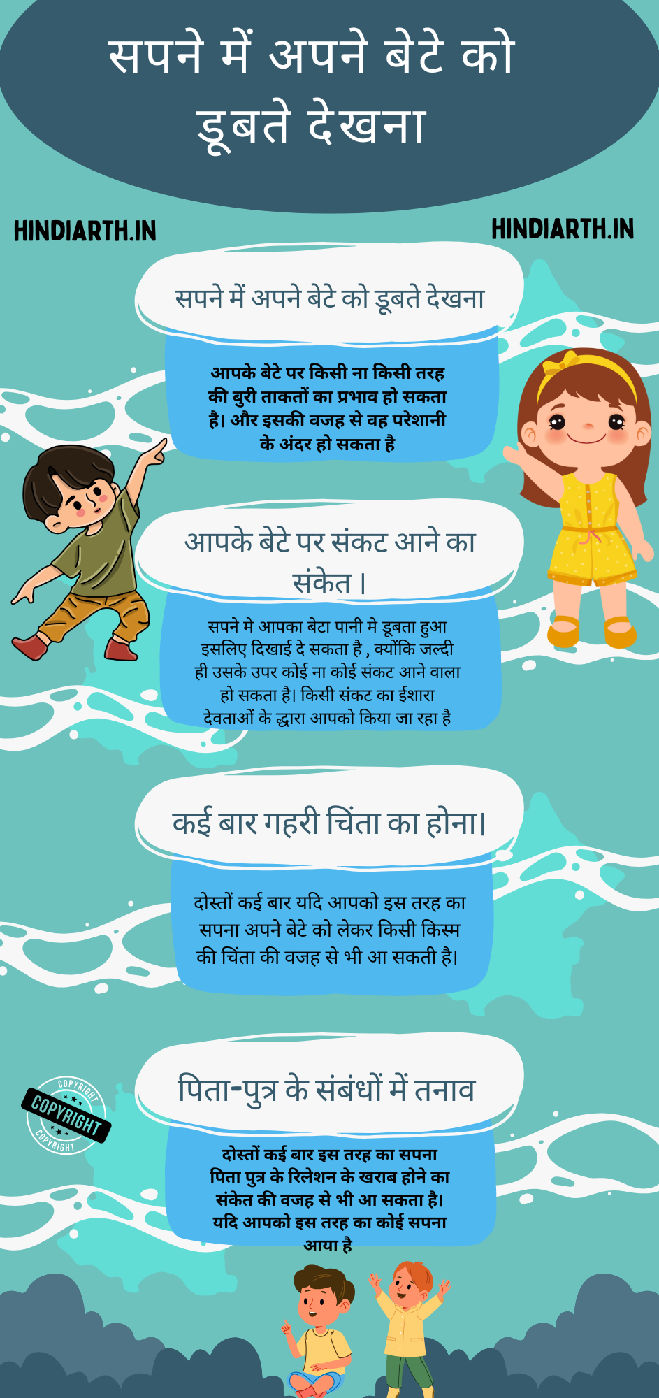 sapne mein apne bete ko pani mein dubte hue dekhna
