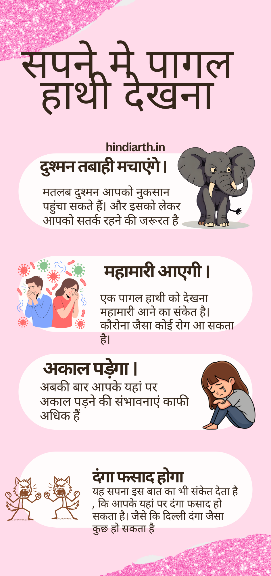 सपने मे पागल हाथी देखाना