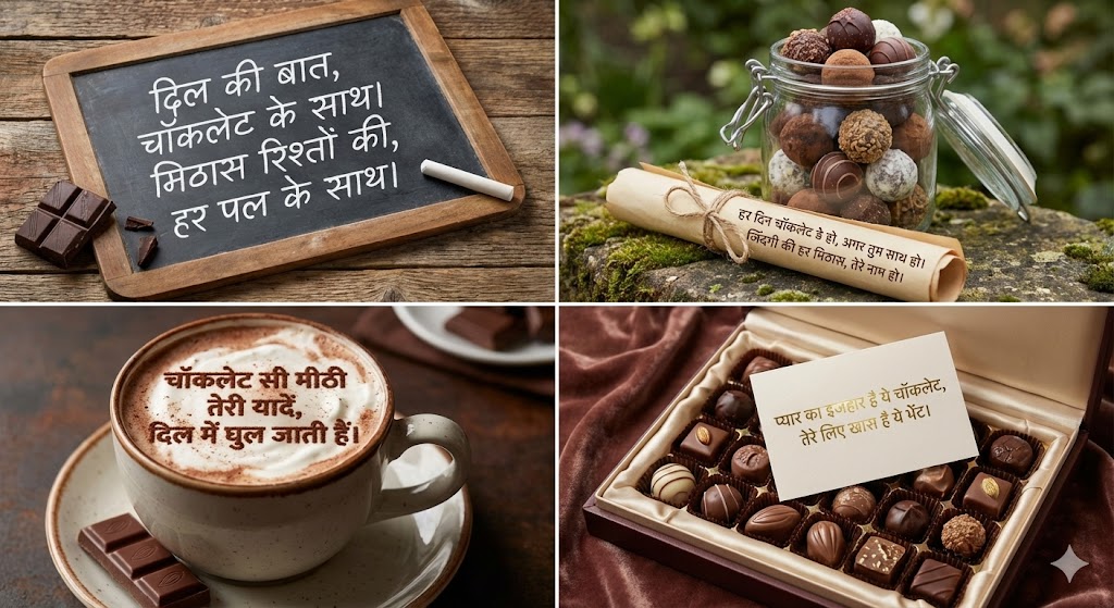 डेयरी मिल्क चॉकलेट पर शायरी