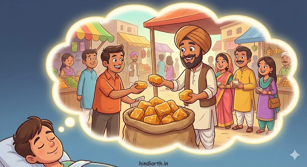 sapne mein gud khana kaisa hai 
