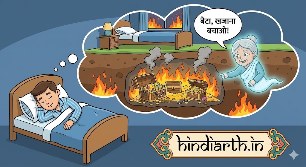 सपने में दूसरे का घर जलते हुए देखना 
