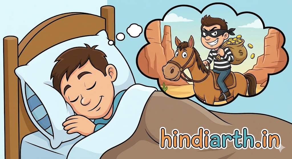 सपने मे खुद को डाकू के रूप मे देखना ।