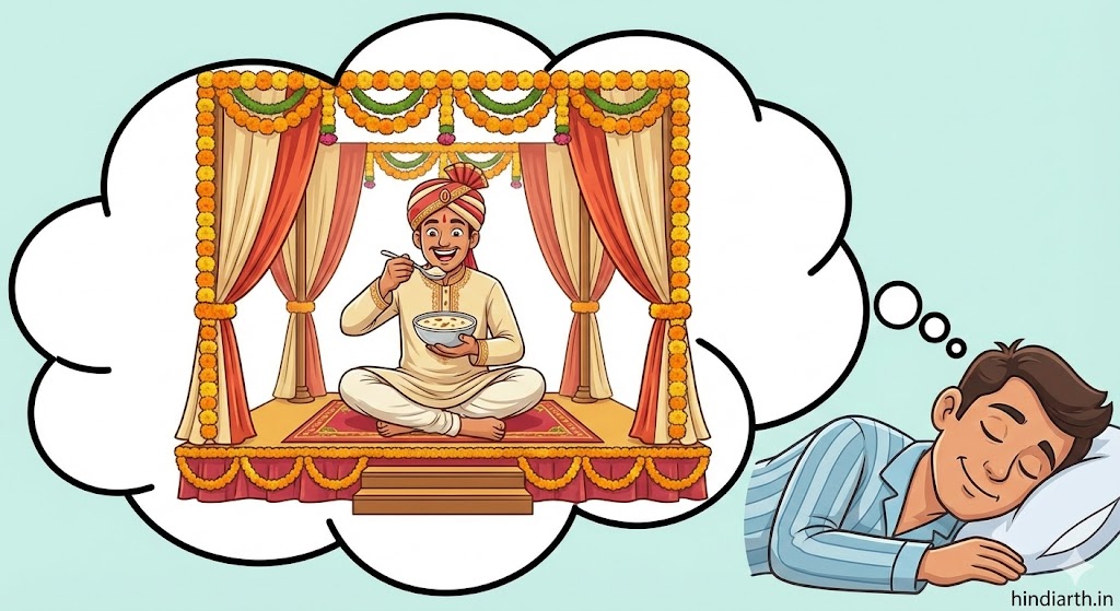 sapne mein kheer khana