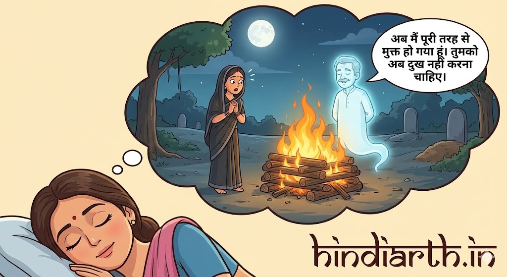 सपने में शमशान घाट में जलती चिता देखना
