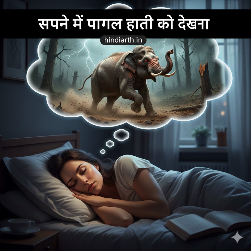 sapne mein pagal hathi ka dekhna