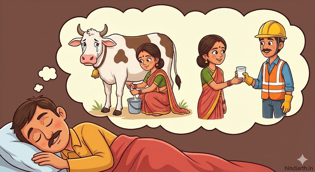 sapne mein gay ka dudh nikalte dekhna kaisa hota hai