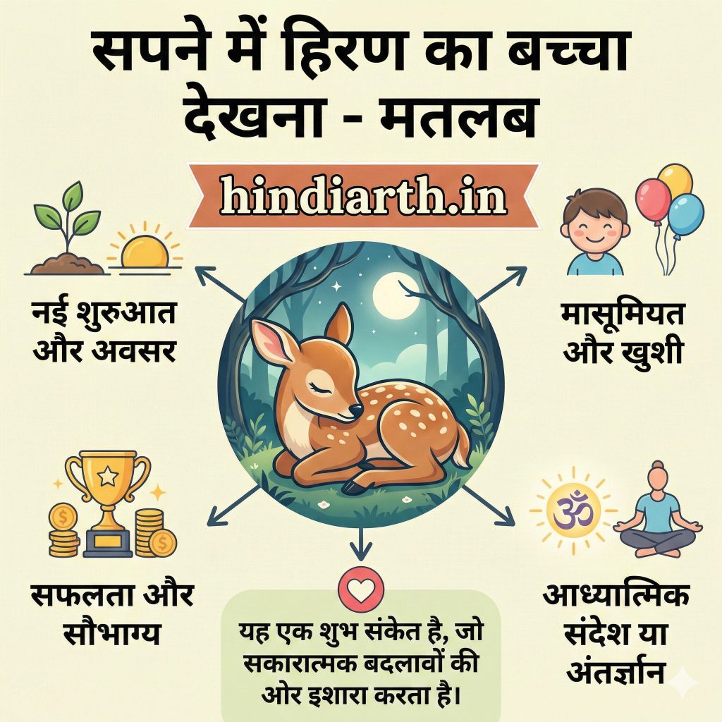 sapne mein hiran ka baccha dekhna