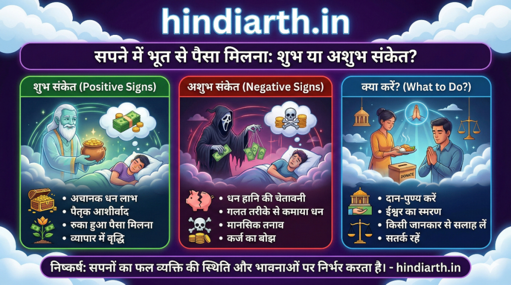 सपने में मृत पिता से पैसे लेना  
