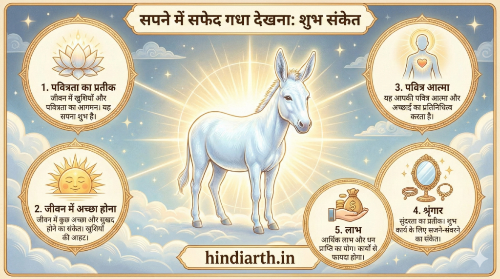 सपने में घर में सफेद गधा देखना