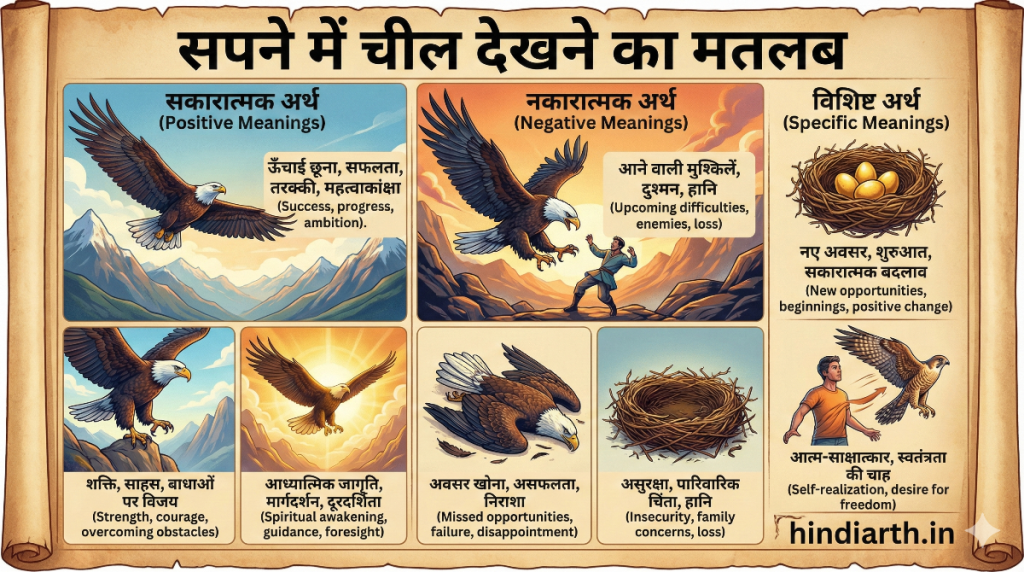 sapne me cheel ko dekhna