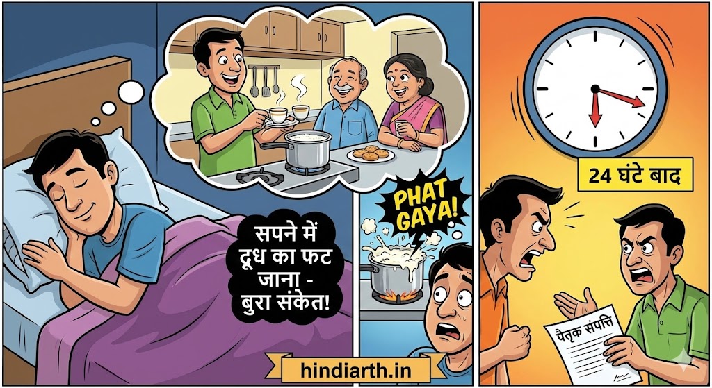 sapne mein dudh ka fat jana kya hota hai
