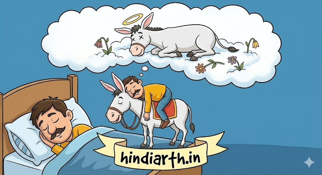 सपने में सफेद गधे का मरना