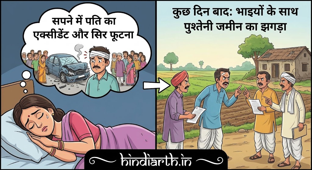 सपने मे पति का एक्सीडेंट देखना  पारिवारिक क्लेश और अलगाव