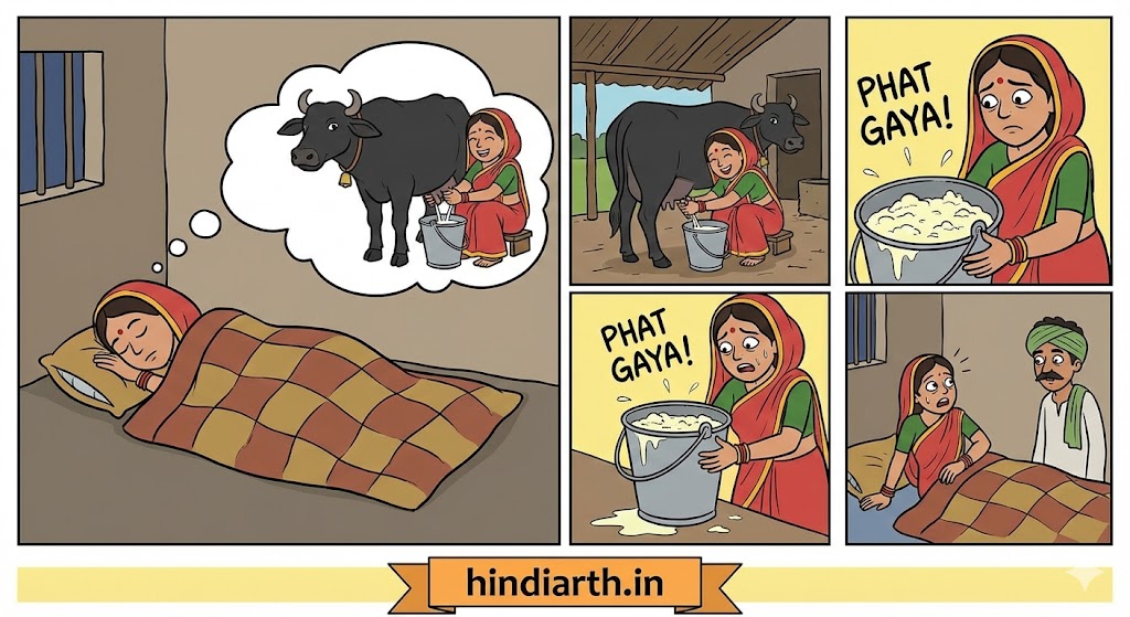 sapne mein dudh ka fat jana kya hota hai
