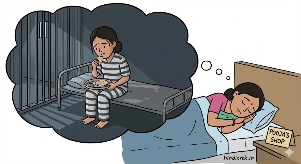 sapne mein khud ko jail mein band dekhna
