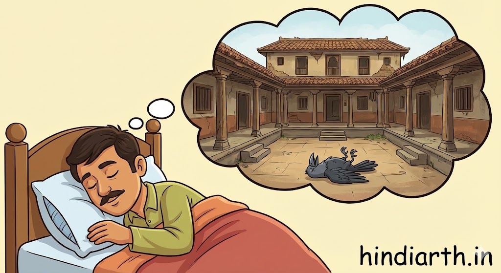 sapne me mara hua kauwa dekhna meaning