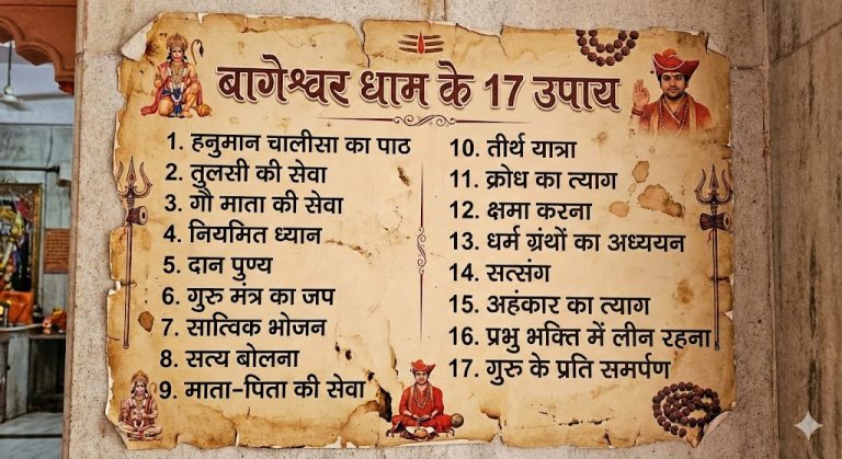 बागेश्वर धाम के 17 चमत्कारी उपाय जिंदगी मे जान डाल देंगे