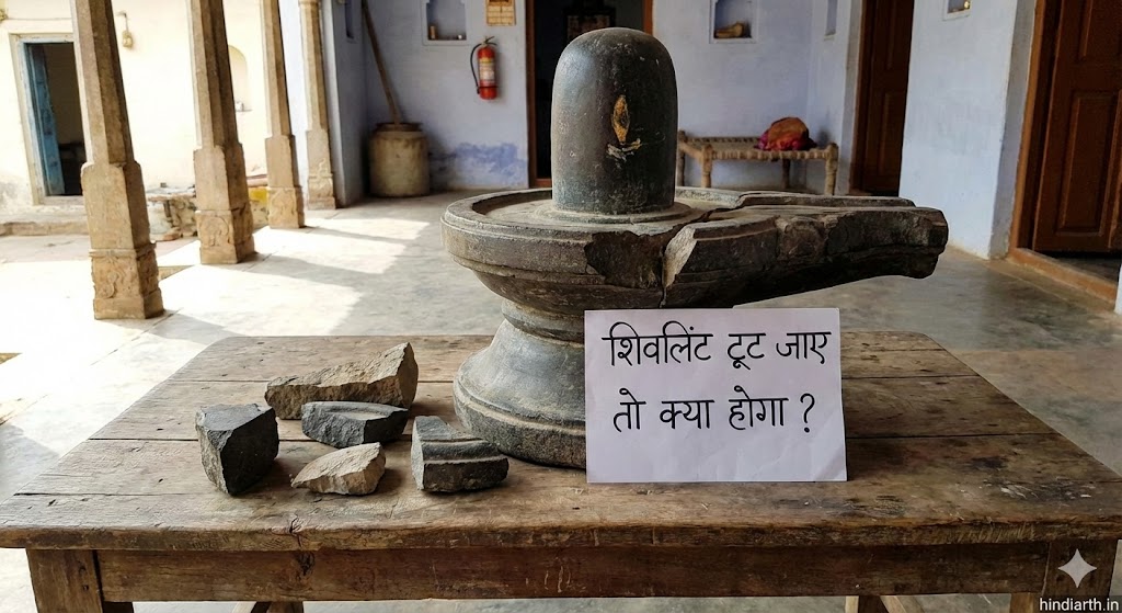 shivling tut jaye to kya kare
