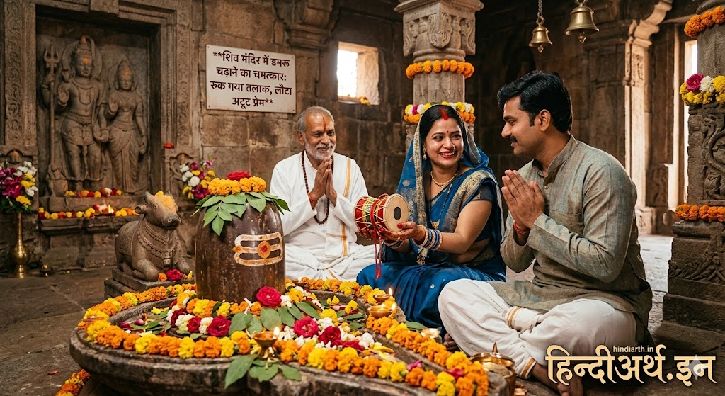 shiv mandir me damru chadhane ke fayde