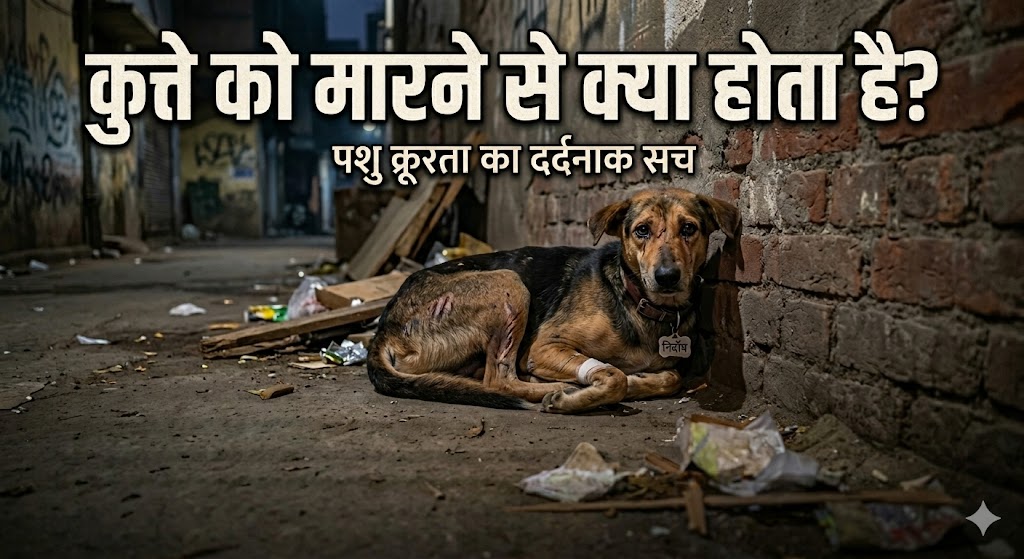 kutte ko jaan se marne se kya hota hai