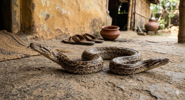 घर पर दो मुंहा सांप दिखने के बाद क्या हुआ रियल इंसानों का दावा पढ़ें।