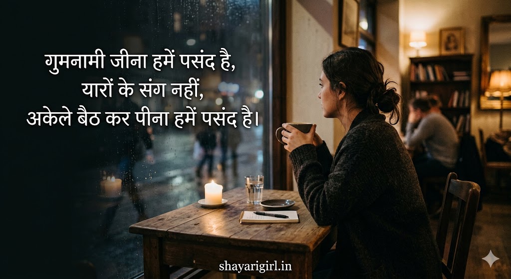 गुमनामी में भी हसीन है