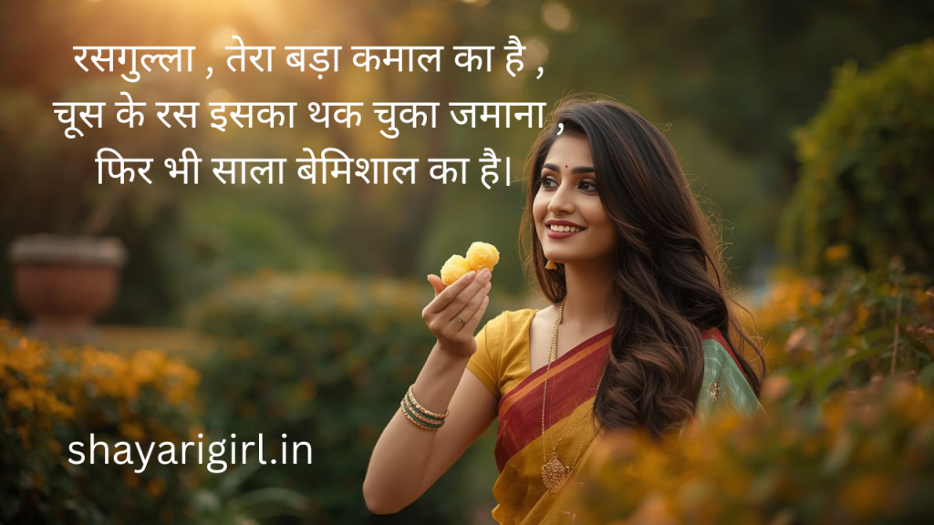 rasgulle par shayari,
